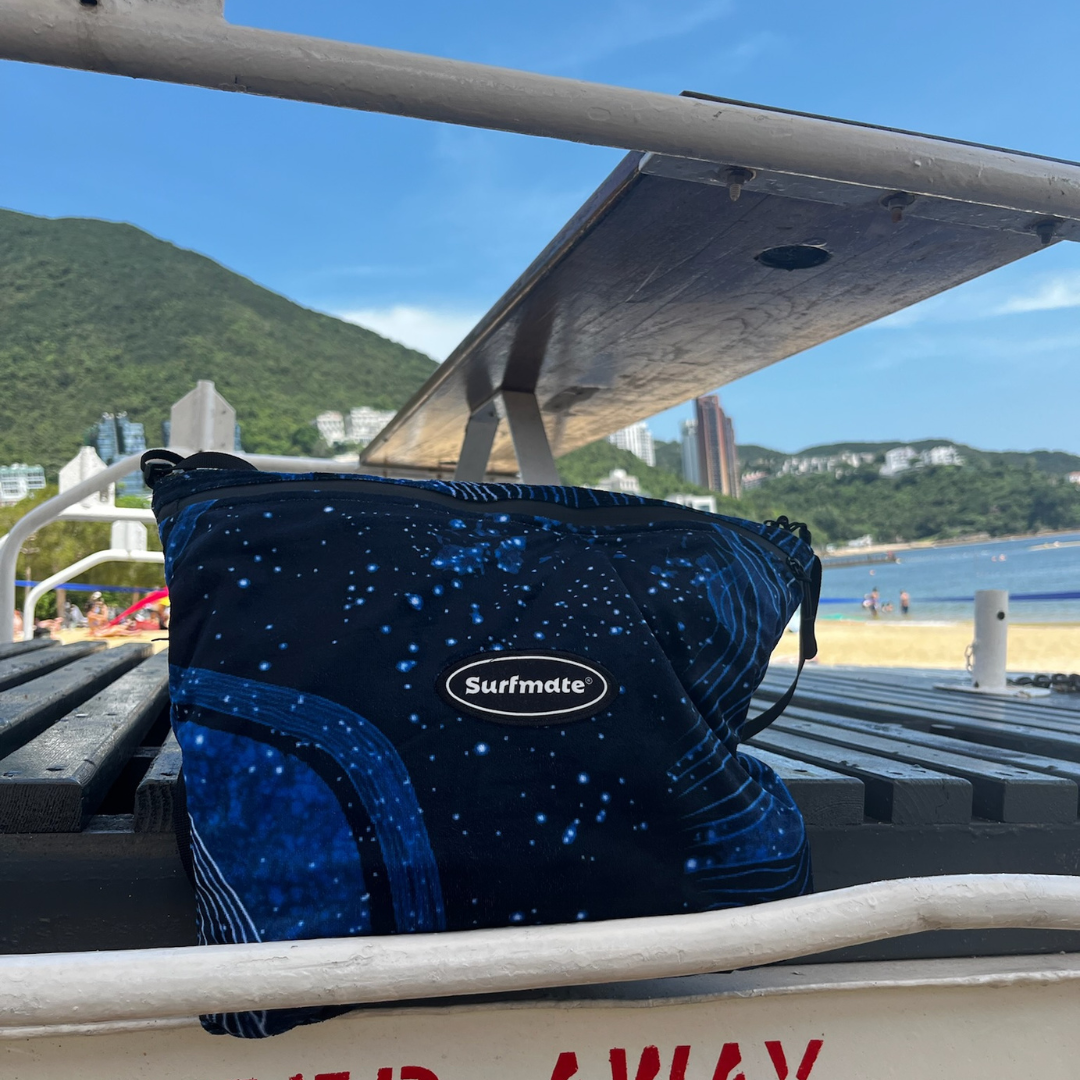Surfmate poncho in a bag - graphic prints