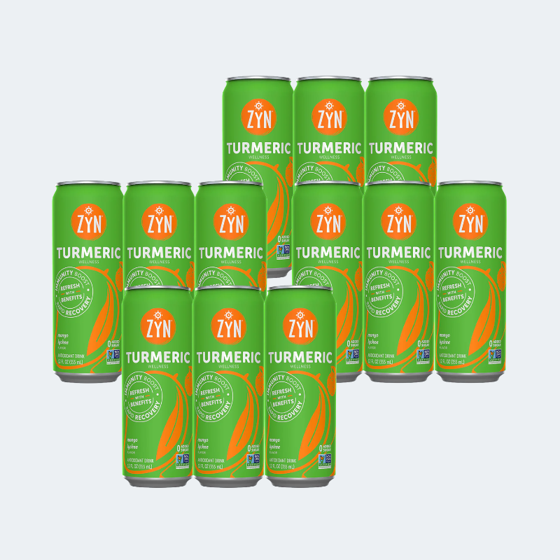 ZYN Turmeric Wellness Drink 355ml - Mango Lychee