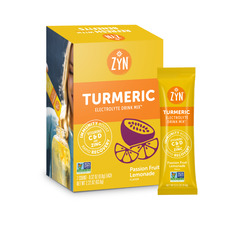 ZYN - Turmeric Electrolyte Drink Mix - Passion Fruit Lemonade