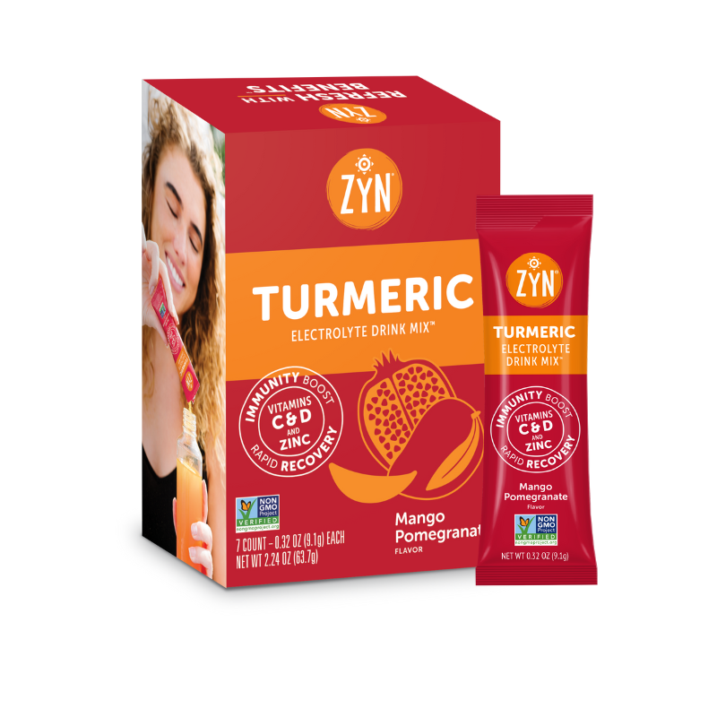 ZYN - Turmeric Electrolyte Drink Mix - Mango Pomegranate