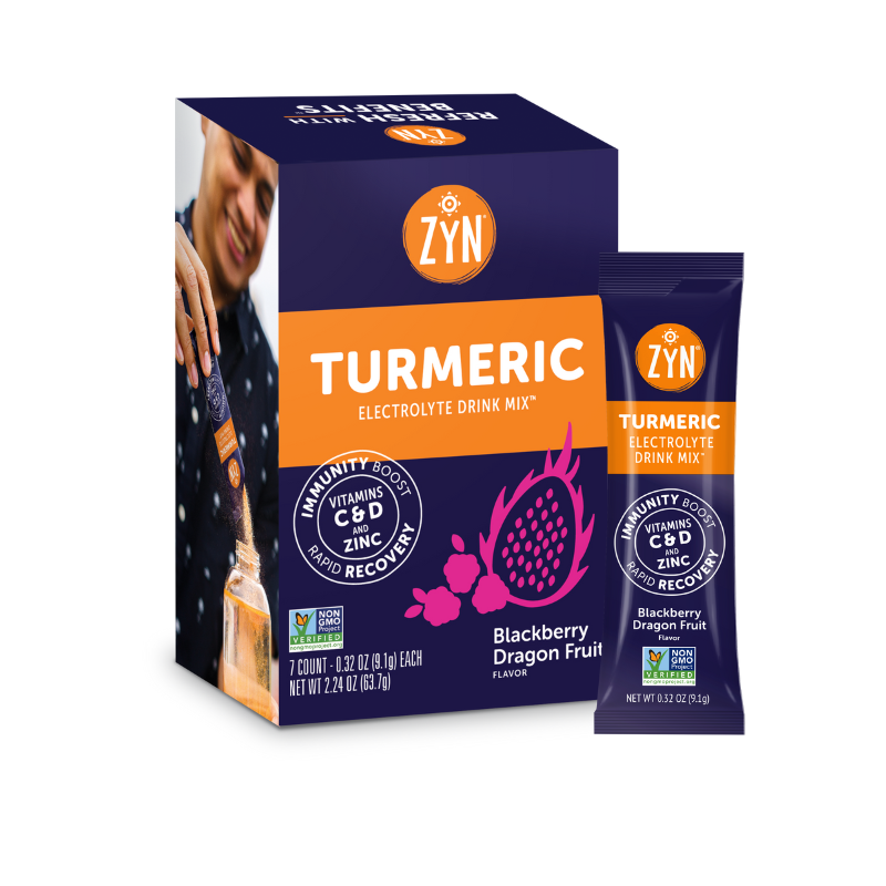 ZYN - Turmeric Electrolyte Drink Mix - Blackberry Dragon Fruit