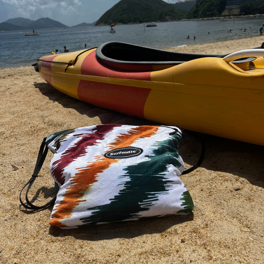 Surfmate poncho in a bag - graphic prints