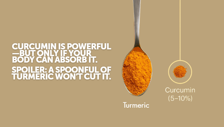 Why DIY Curcumin Fails: hint, Turmeric Isn’t the Problem,  Absorption Is