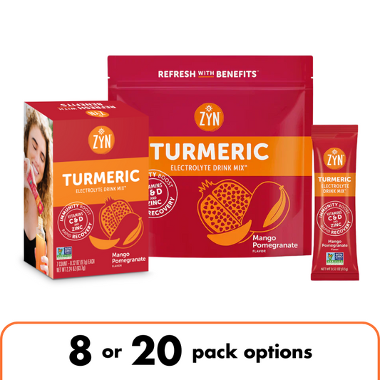 ZYN - Turmeric Electrolyte Drink Mix - Mango Pomegranate