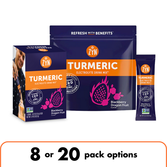 ZYN - Turmeric Electrolyte Drink Mix - Blackberry Dragon Fruit
