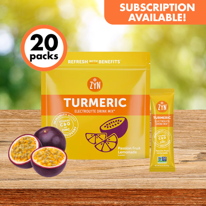 Drink ZYN Turmeric Electrolyte Drink Mix | Single Flavour Stick Packs | 4 Flavours