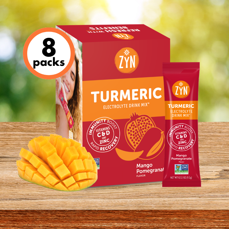 Drink ZYN Turmeric Electrolyte Drink Mix | Single Flavour Stick Packs | 4 Flavours