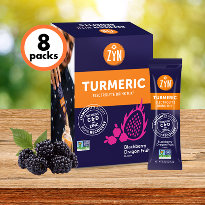 Drink ZYN Turmeric Electrolyte Drink Mix | Single Flavour Stick Packs | 4 Flavours