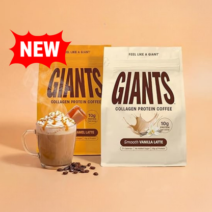 GIANTS Collagen Protein Coffee - Mixed Flavours (FREE Shipping + 15% OFF)