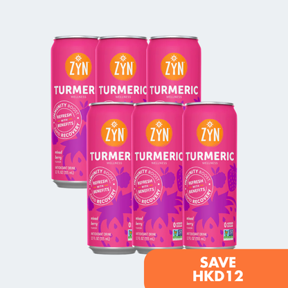 ZYN Turmeric Wellness Drink 355ml - Mixed Berry