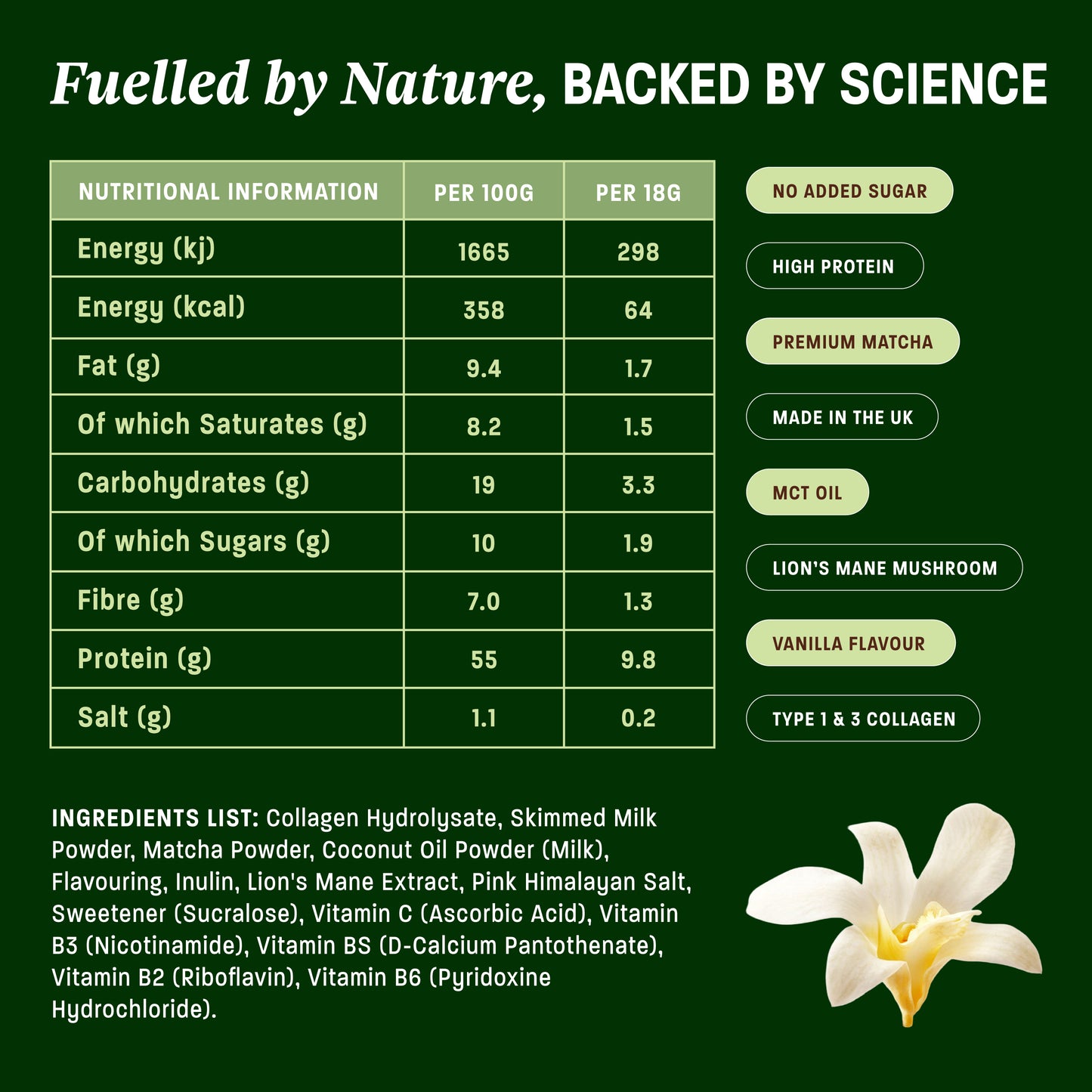 GIANTS Collagen Protein Matcha
