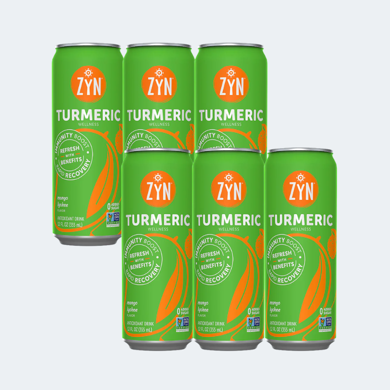 ZYN Turmeric Wellness Drink 355ml - Mango Lychee