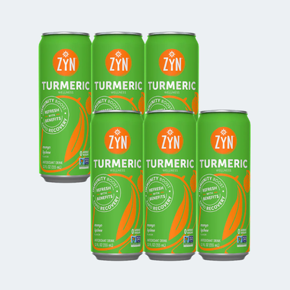 ZYN Turmeric Wellness Drink 355ml - Mango Lychee