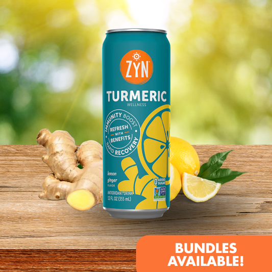 ZYN Turmeric Wellness Drink 355ml - Lemon Ginger