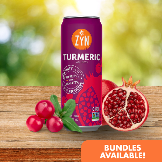 ZYN Turmeric Wellness Drink 355ml - Pomegranate Cranberry