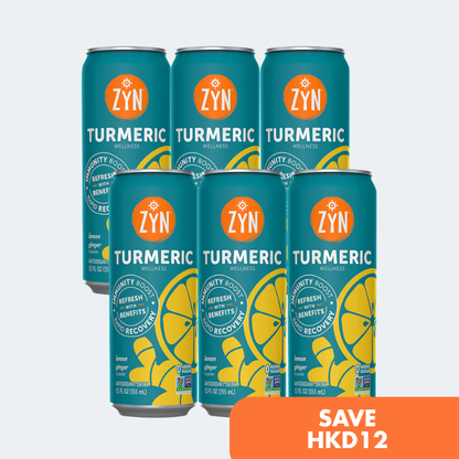 ZYN Turmeric Wellness Drink 355ml - Lemon Ginger