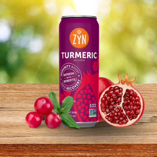 ZYN Turmeric Wellness Drink 355ml - Pomegranate Cranberry