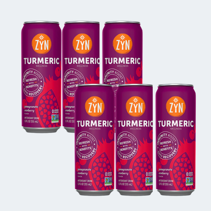 ZYN Turmeric Wellness Drink 355ml - Pomegranate Cranberry