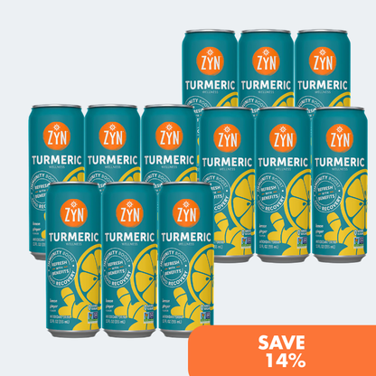 ZYN Turmeric Wellness Drink 355ml - Lemon Ginger