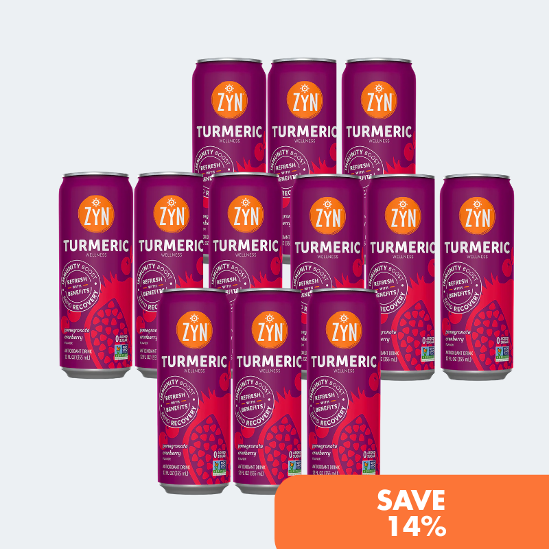 ZYN Turmeric Wellness Drink 355ml - Pomegranate Cranberry