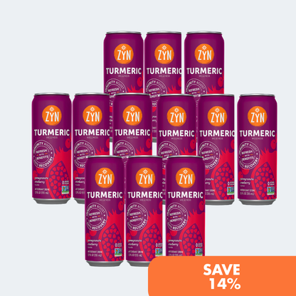 ZYN Turmeric Wellness Drink 355ml - Pomegranate Cranberry