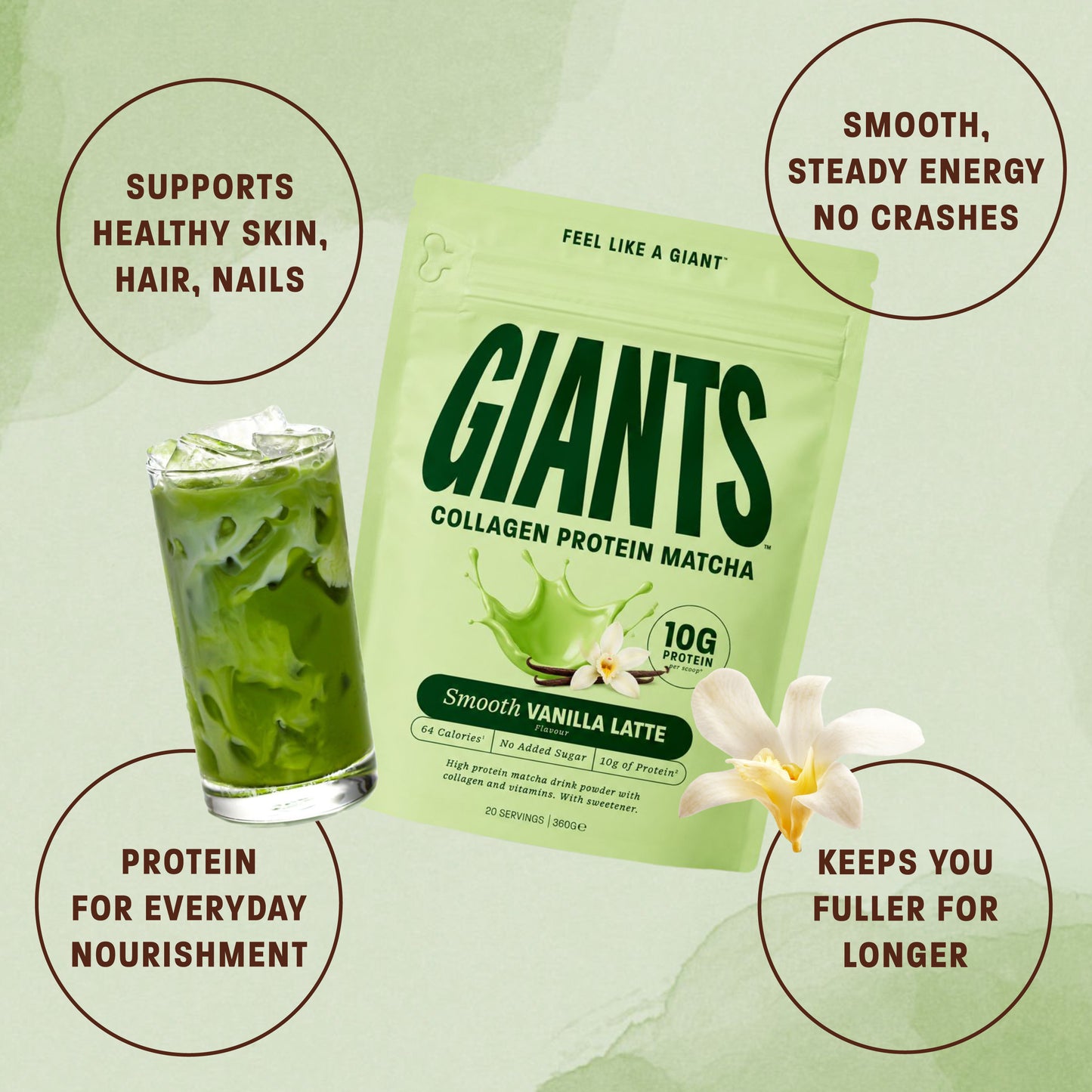 GIANTS Collagen Protein Matcha
