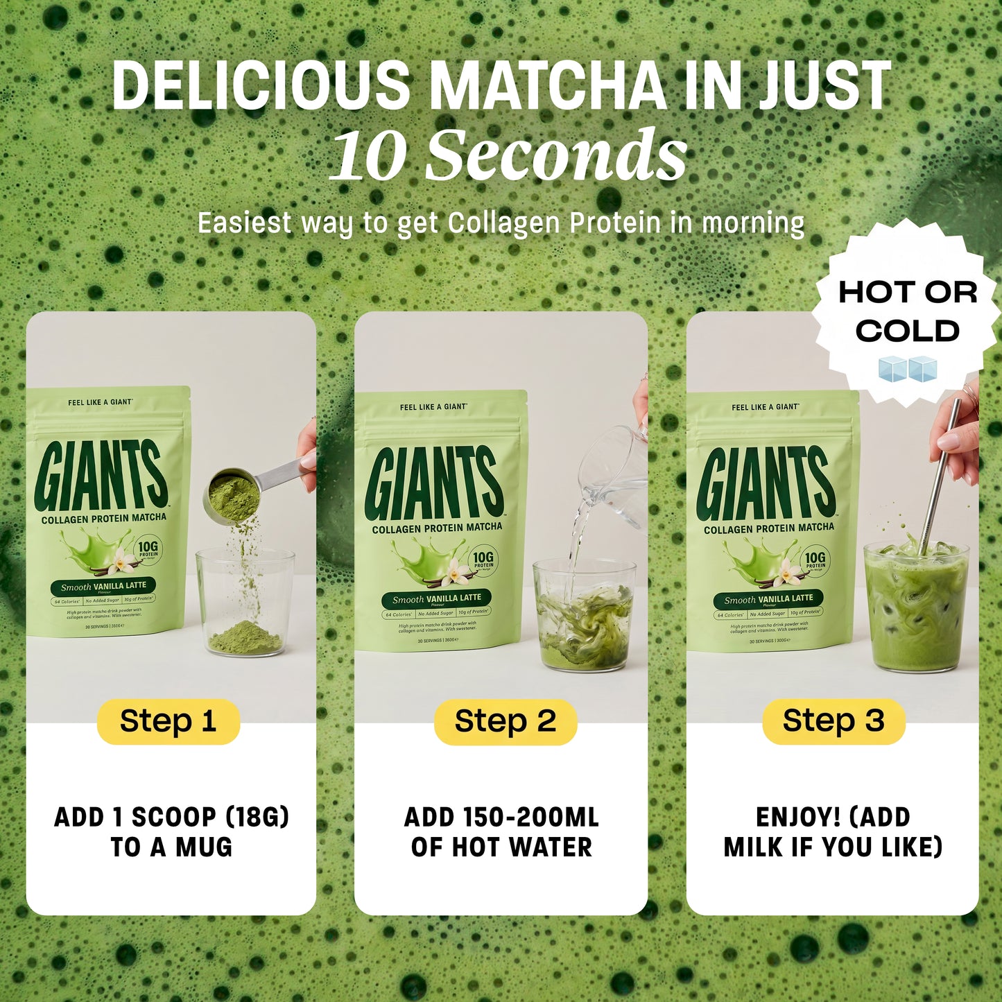 GIANTS Collagen Protein Matcha