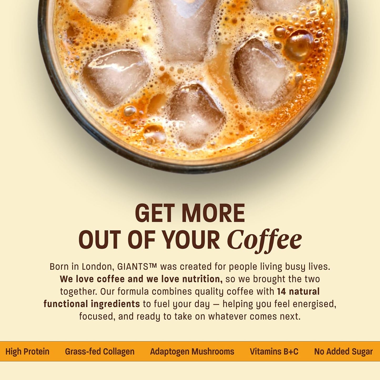 GIANTS Collagen Protein Coffee