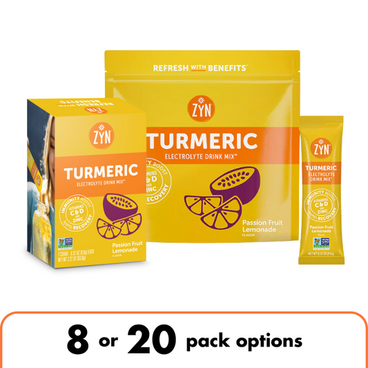 ZYN - Turmeric Electrolyte Drink Mix - Passion Fruit Lemonade