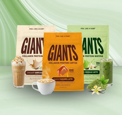 GIANTS Coffee + Matcha Collagen Protein (FREE HK Shipping + 15% OFF)
