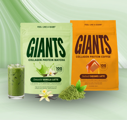 GIANTS Coffee + Matcha Collagen Protein (FREE HK Shipping + 15% OFF)