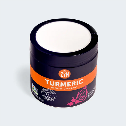 ZYN - Turmeric Electrolyte Drink Mix - Blackberry Dragon Fruit 30-serving Canister