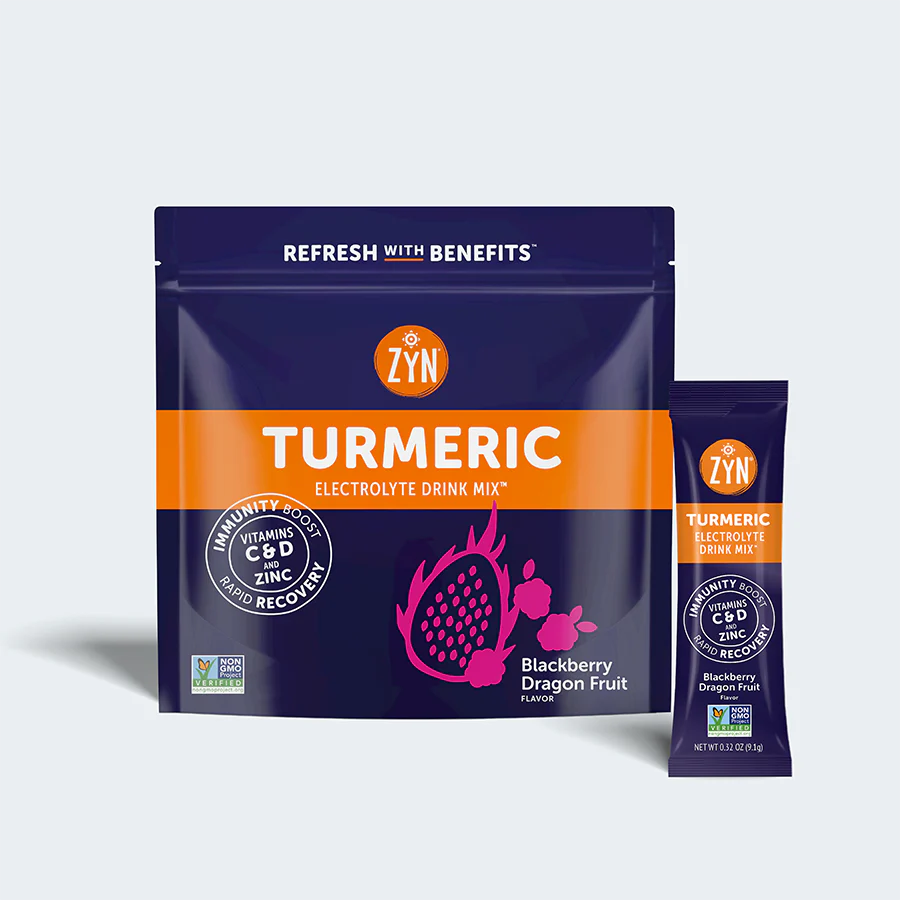 ZYN - Turmeric Electrolyte Drink Mix - Blackberry Dragon Fruit
