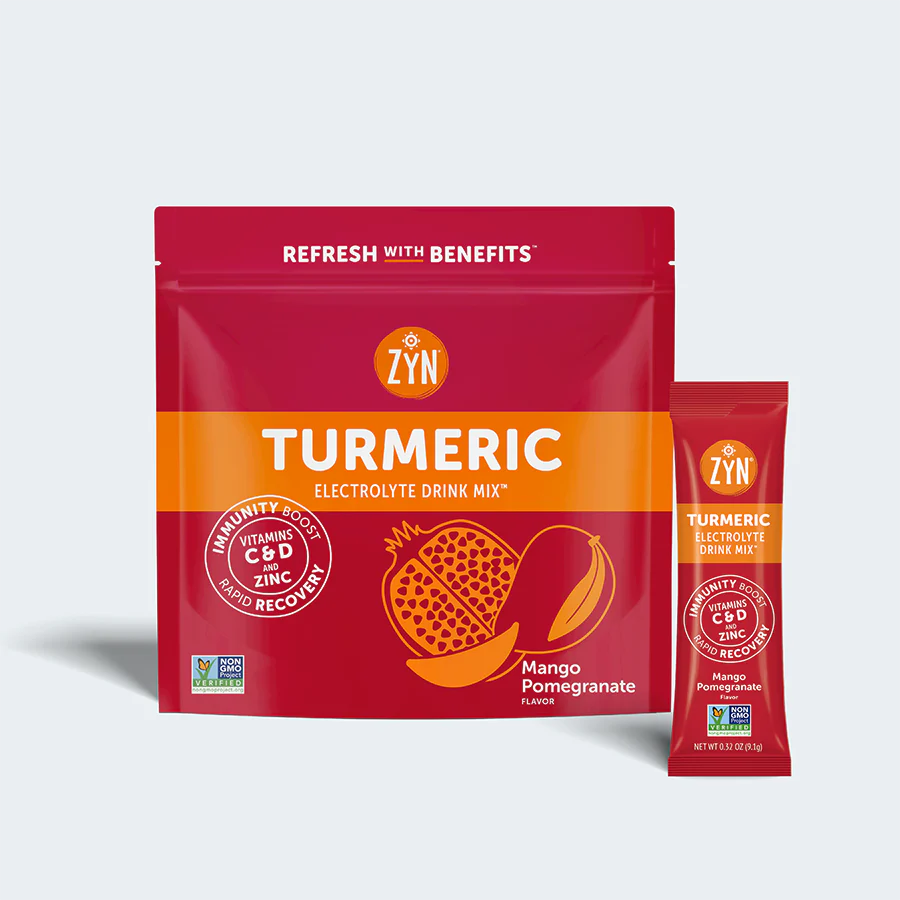 ZYN - Turmeric Electrolyte Drink Mix - Mango Pomegranate