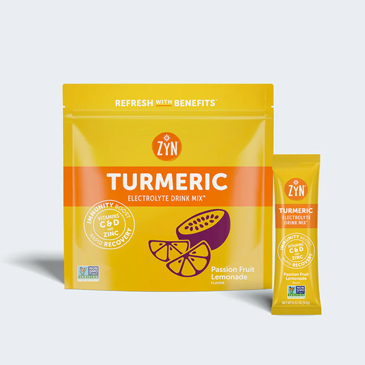 ZYN - Turmeric Electrolyte Drink Mix - Passion Fruit Lemonade
