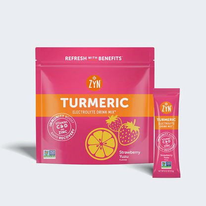 ZYN Turmeric Electrolyte Drink Mix - Single Flavour Stick Packs