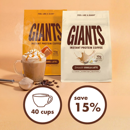 GIANTS Collagen Protein Coffee - Both Flavours (FREE HK Shipping + 15% OFF)