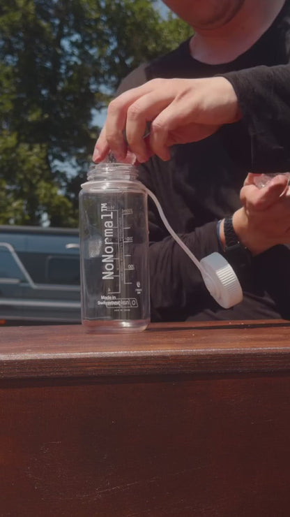 NoNormal Outdoor Iced Coffee Kit | Cold Brew Anywhere | Nalgene + 2 Coffee Tubes