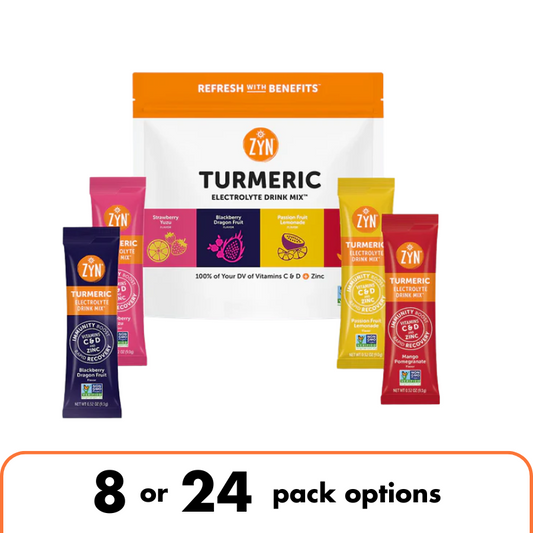 ZYN - Turmeric Electrolyte Drink Mix - Variety Pack