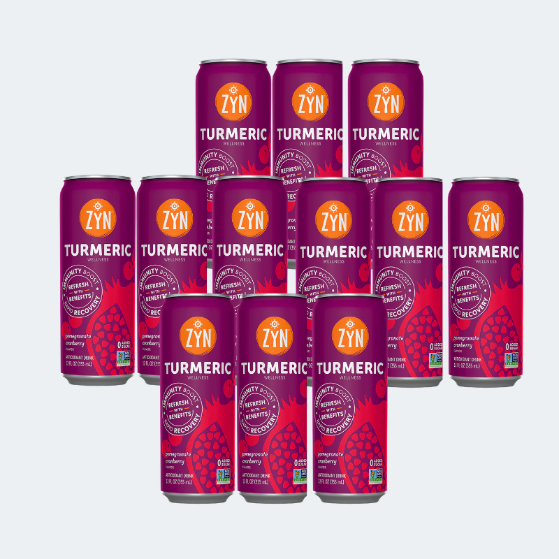 ZYN Turmeric Wellness Drink 355ml - Pomegranate Cranberry